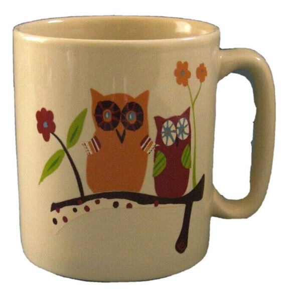The Old Pottery Company Other - Owl Coffee Cup Mug Large The Old Pottery Company Beige Color Drinking Tea